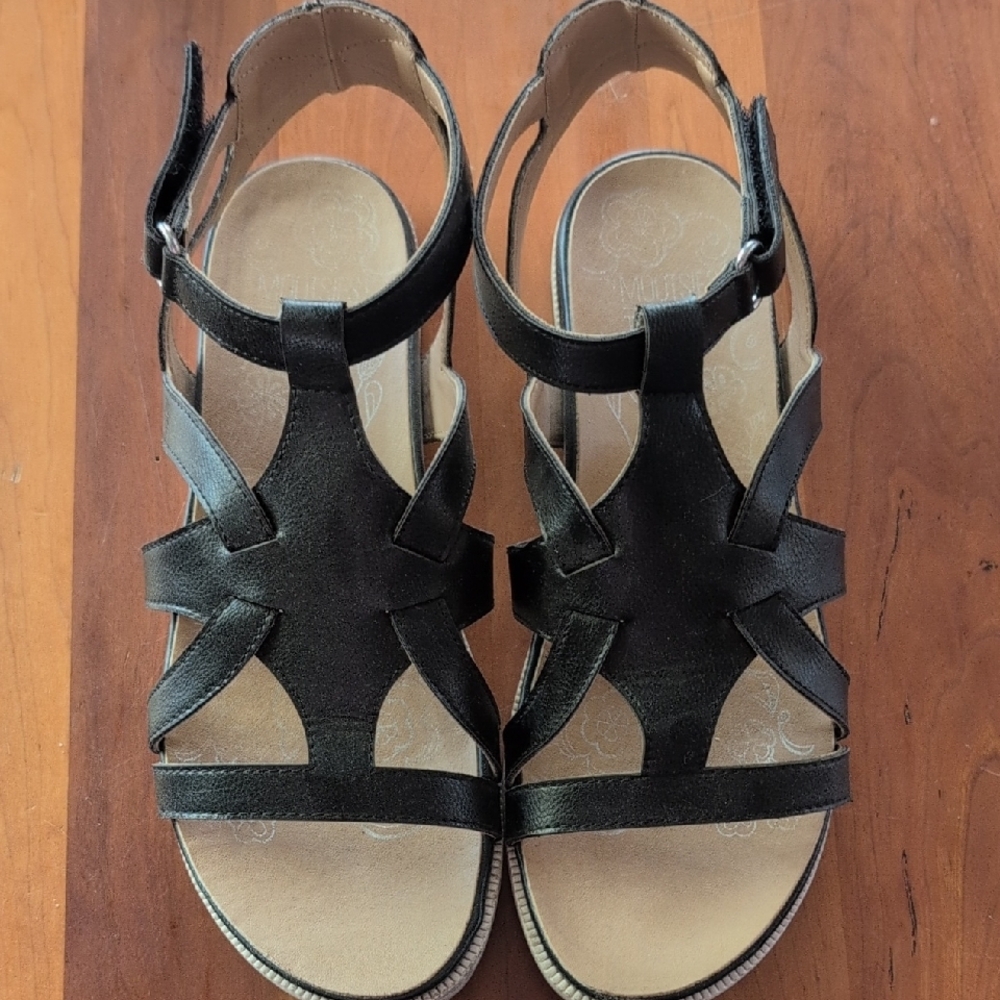 Black Strappy Sandals